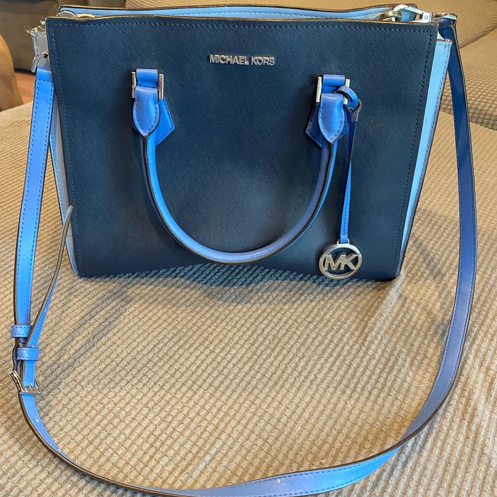 Michael Kors Dark Blue Satchel